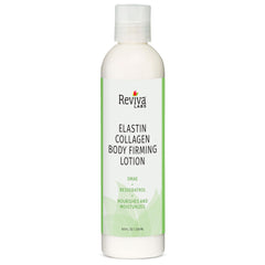 Reviva Labs Elastin & Collagen Lotion bottle ready for daily firming hydration.