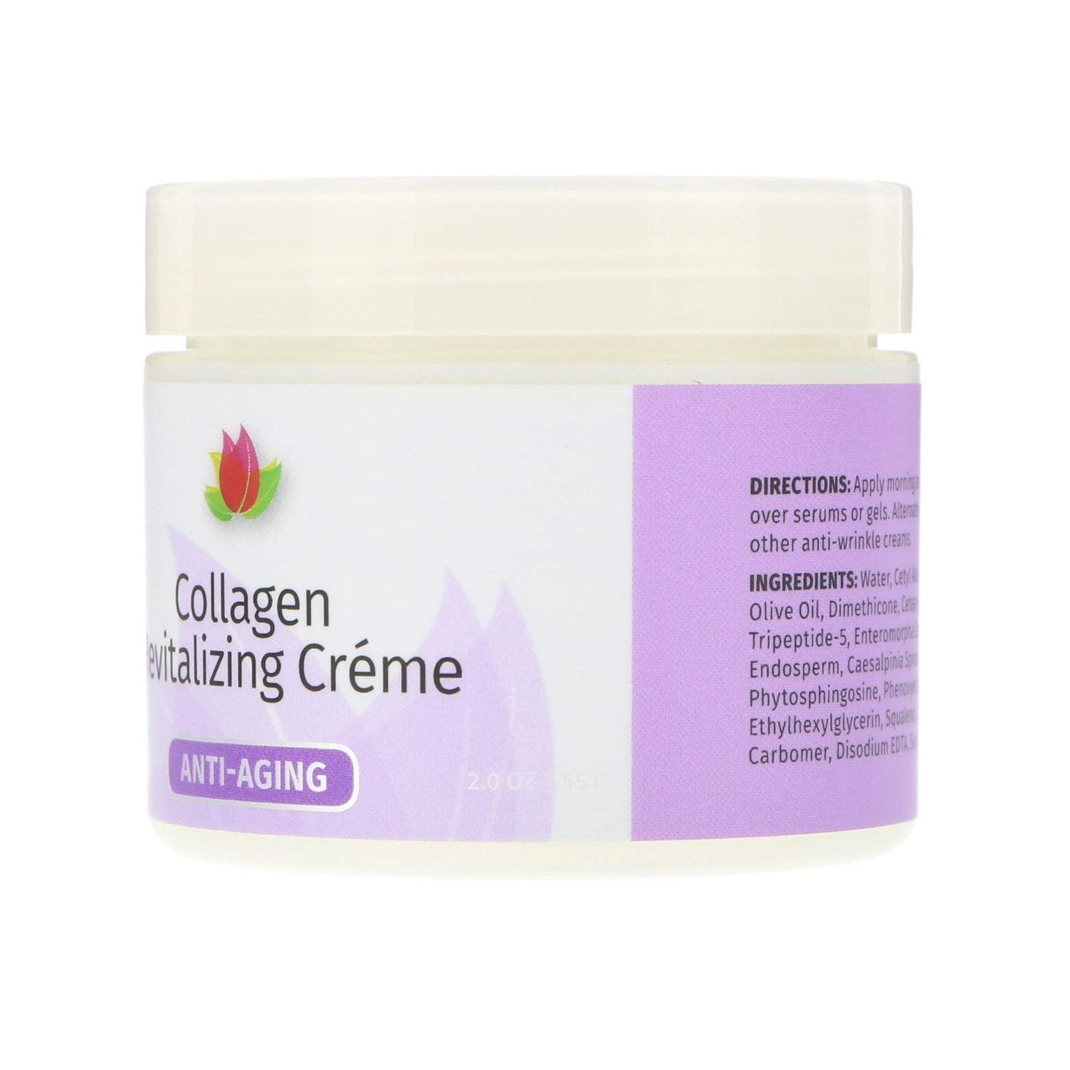 Label on Elastin + DMAE Night Creme highlights a paraben-free formula.