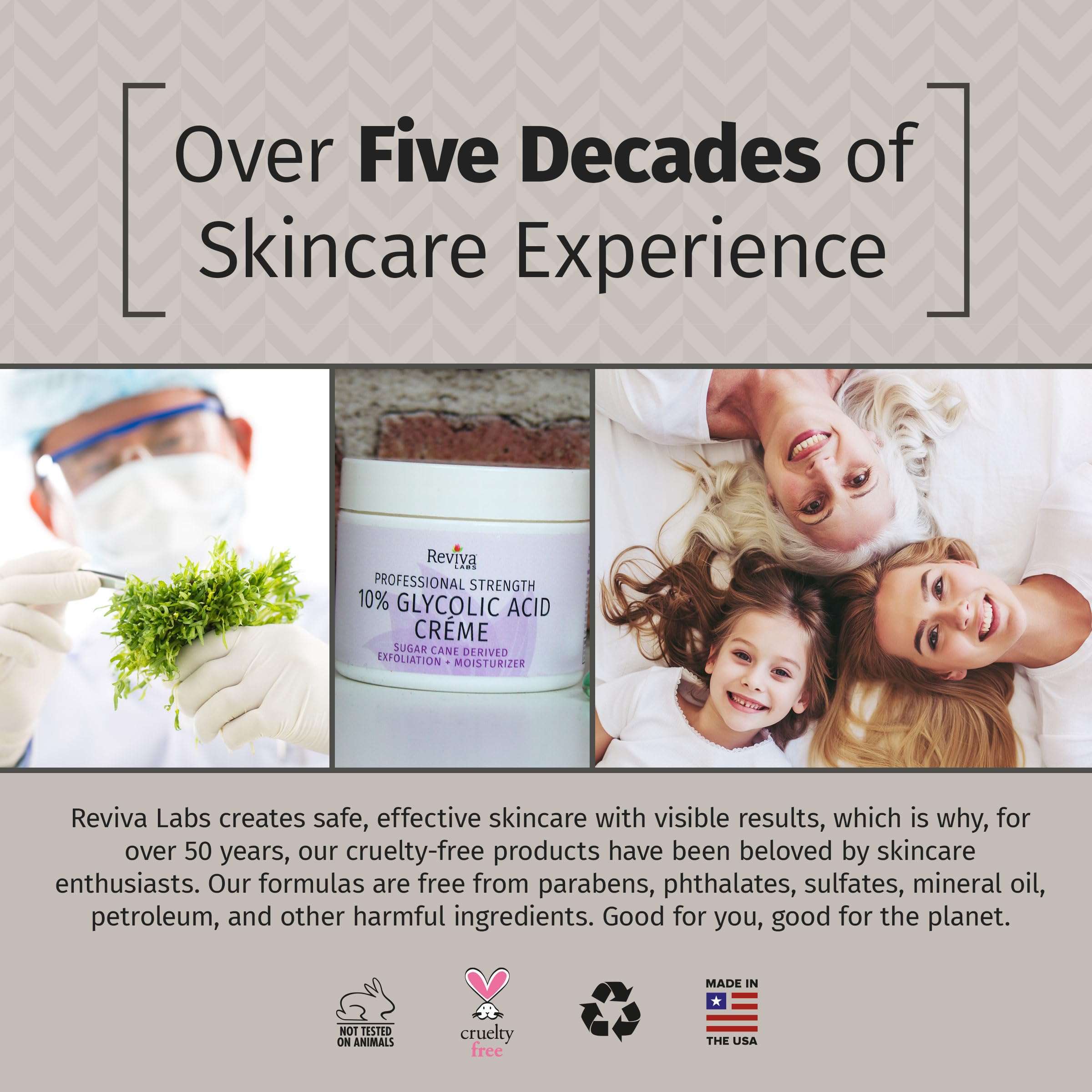 Product display emphasizing gentle exfoliation for varied skin types.