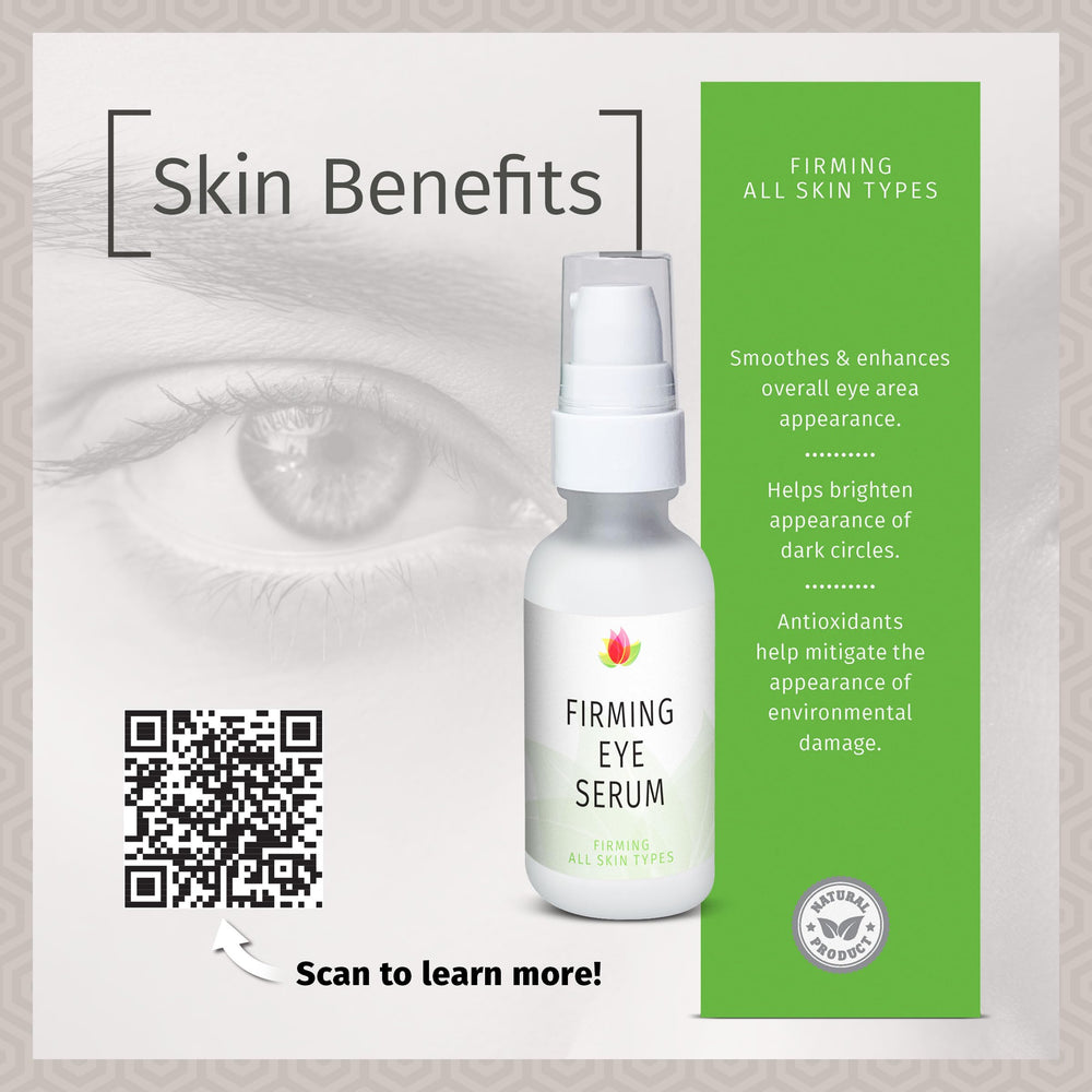 Vitamin C Ester graphic suggesting brightening near under-eye area.