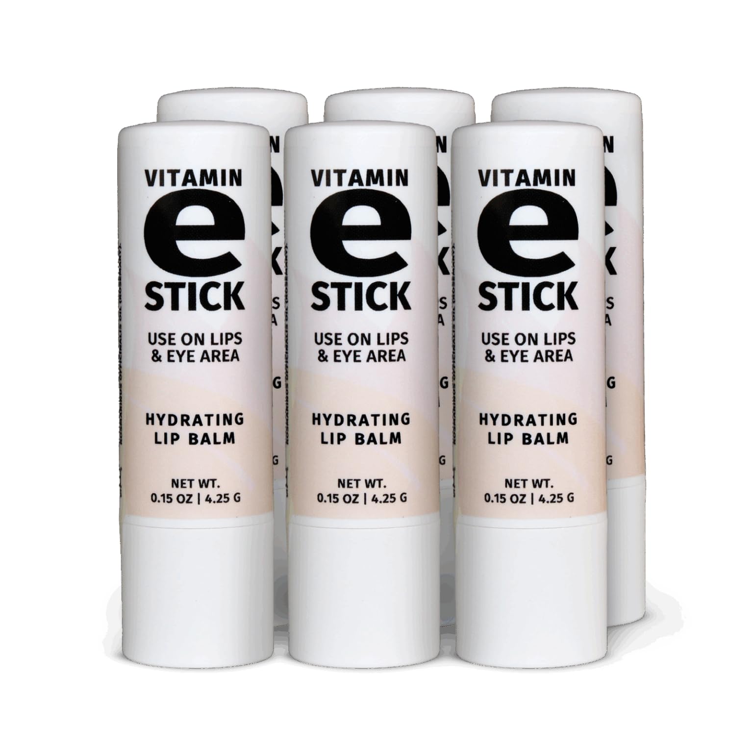 Reviva Labs Vitamin E Stick on lips for soothing hydration and smoothness