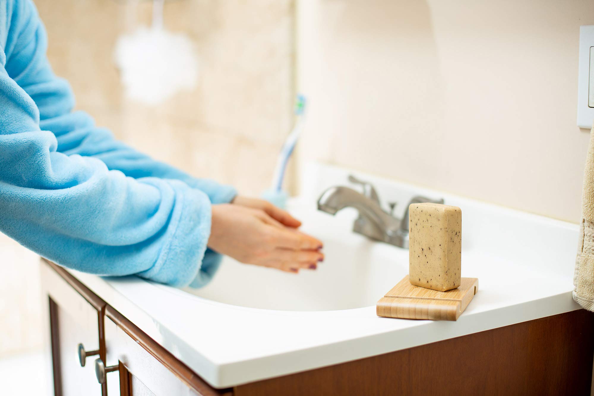 Reviva Seaweed Soap box and packaging underscores USA-made commitment.