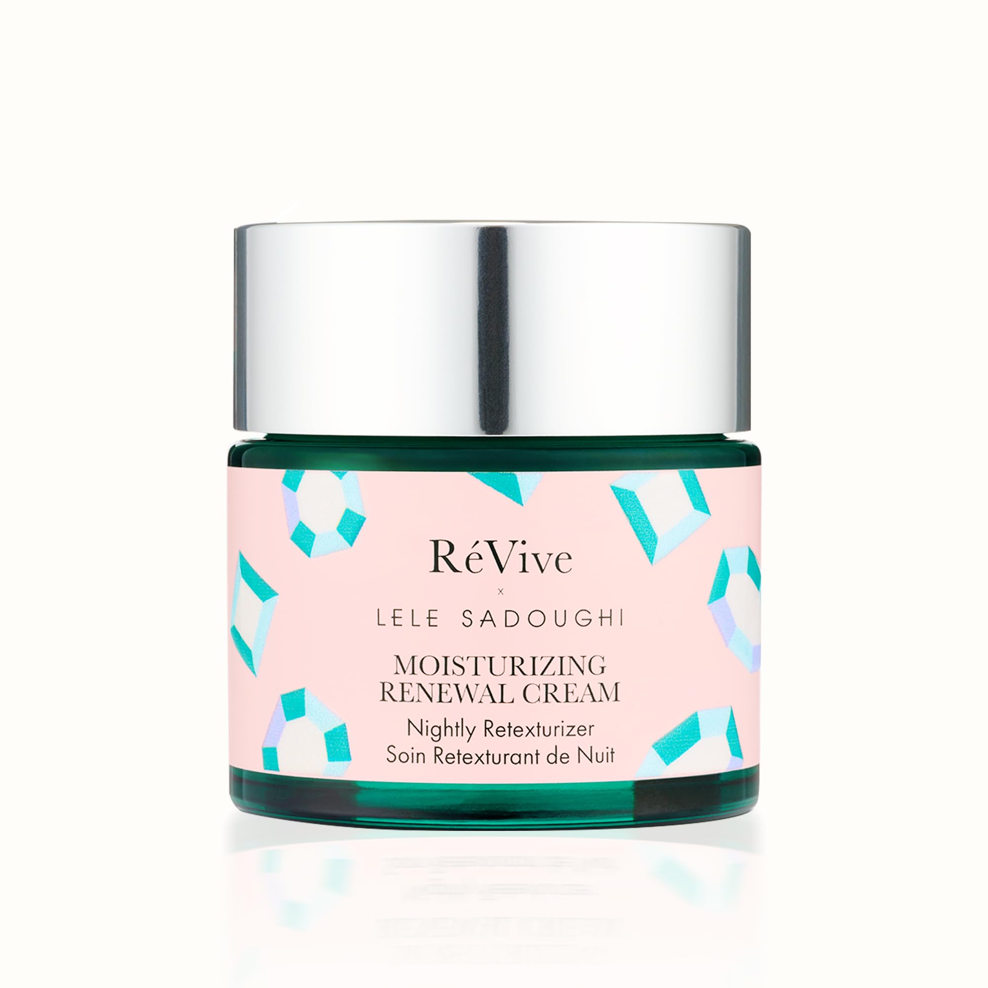 RéVive ArtJar night cream lid close-up showing premium packaging for gifting