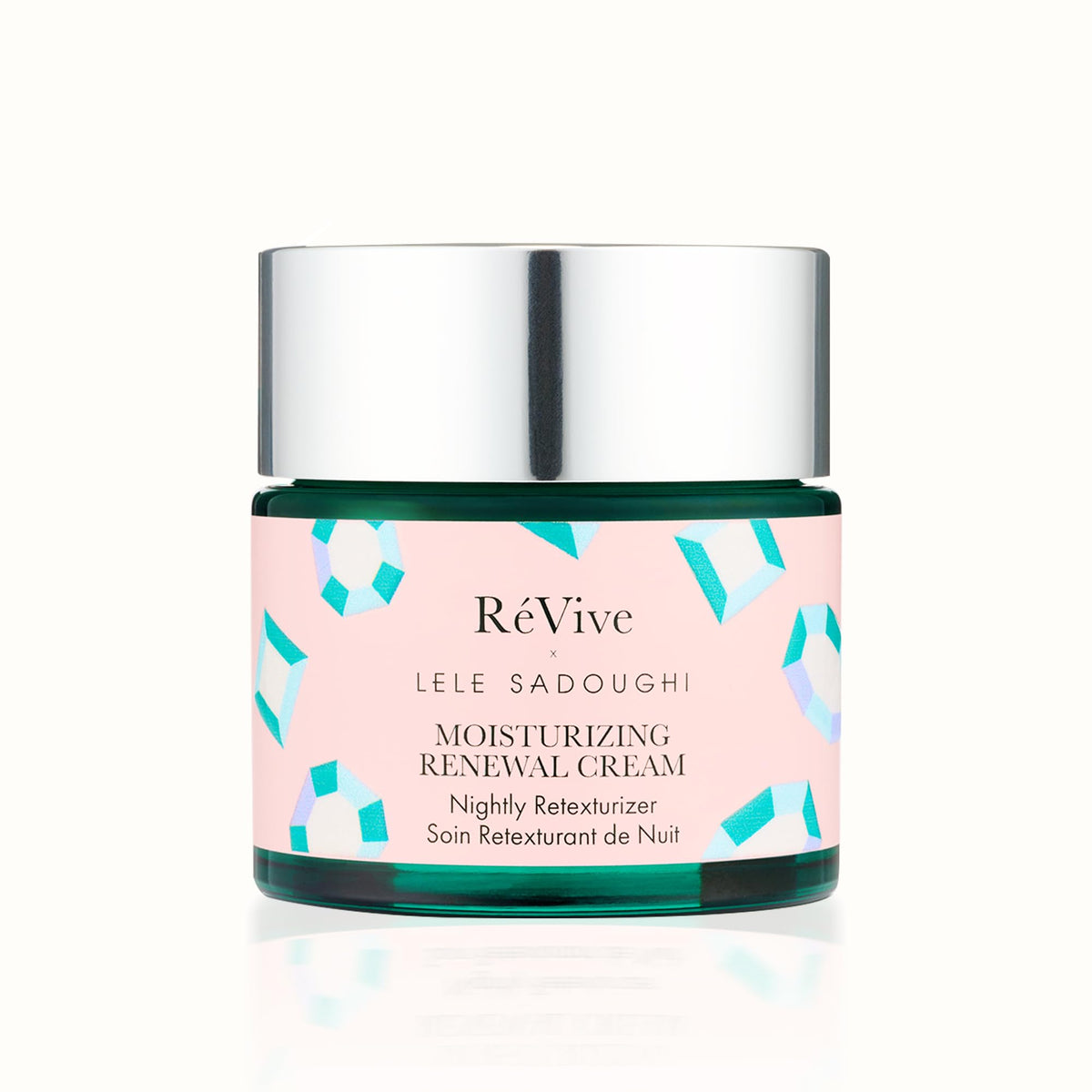 RéVive ArtJar night cream lid close-up showing premium packaging for gifting