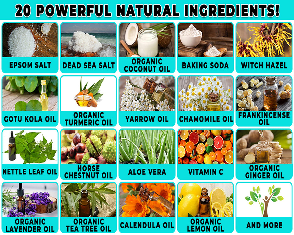REVIVOL-XR 20-in-1 ingredients close-up with botanicals