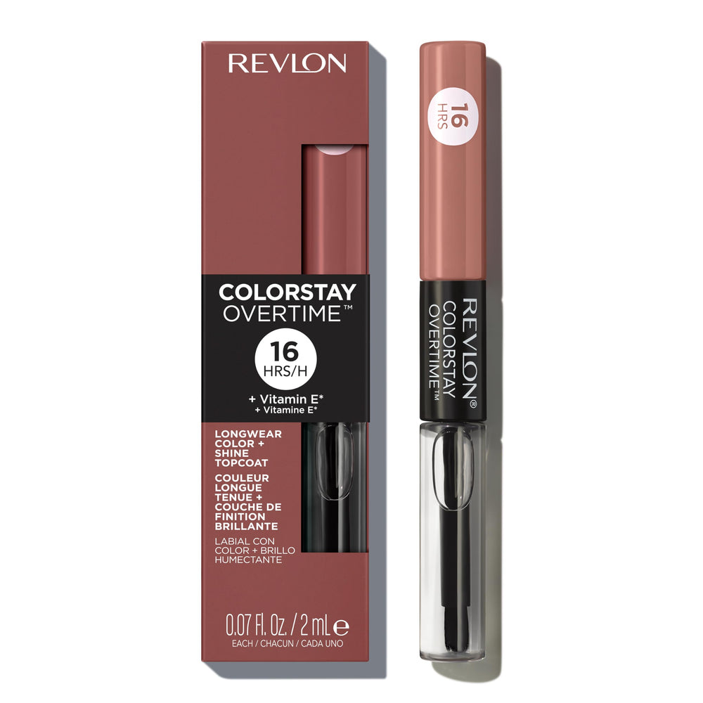 Revlon Clear Lip Gloss top coat application for moisture and shine.