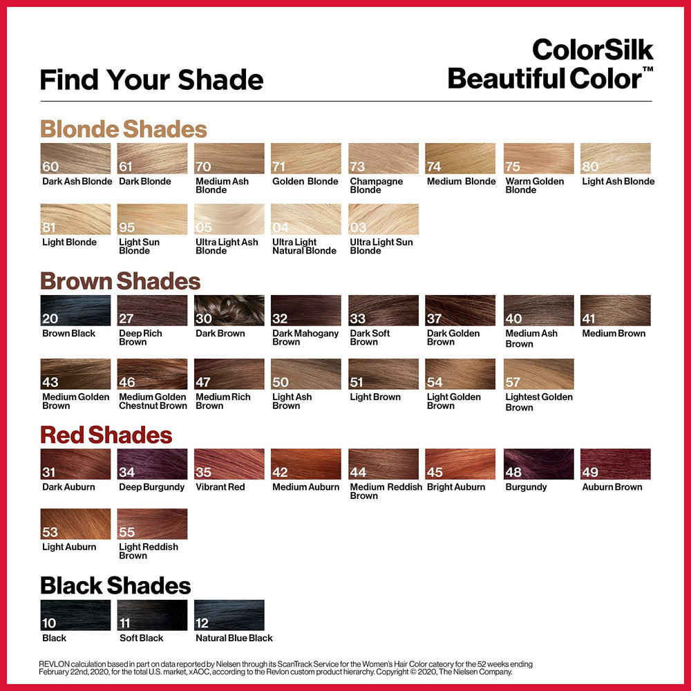 REVLON Colorsilk application kit includes brush and gloves for easy use.