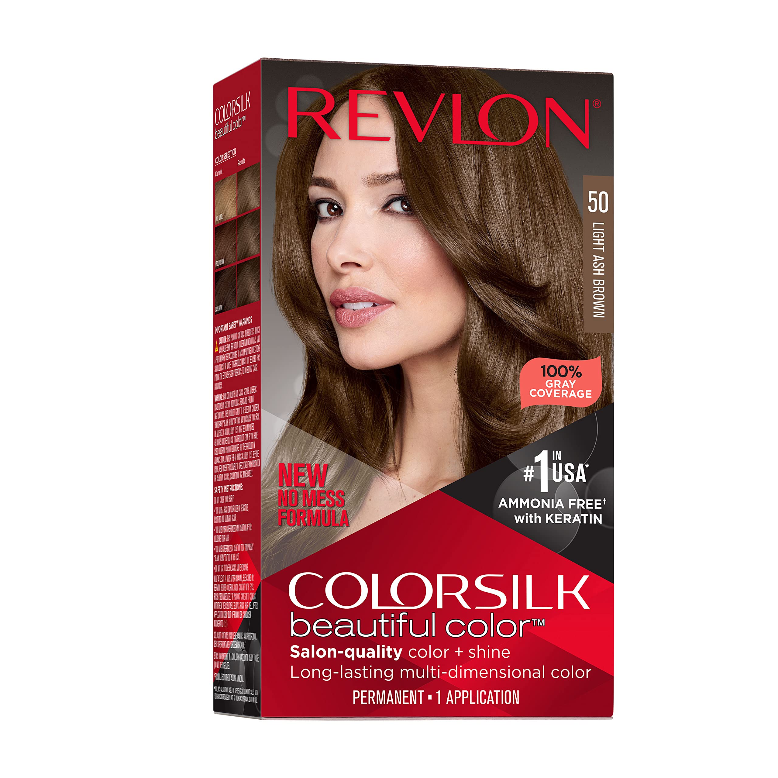 REVLON Colorsilk bottle pour for easy at-home color application