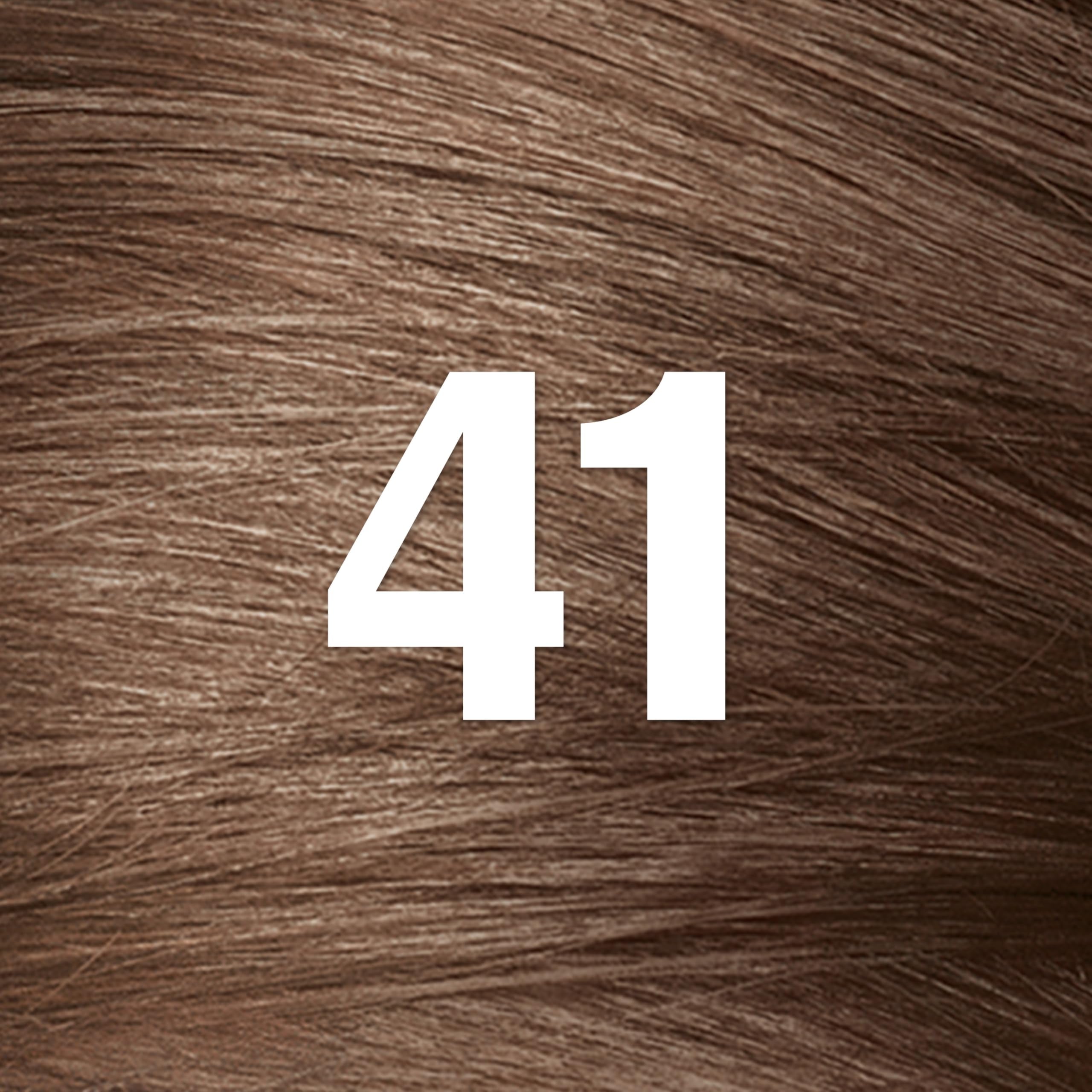 REVLON ColorSilk box shows 41 Medium Brown shade for gray coverage.
