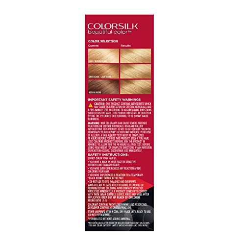 Revlon ColorSilk complete dye kit includes precision applicator