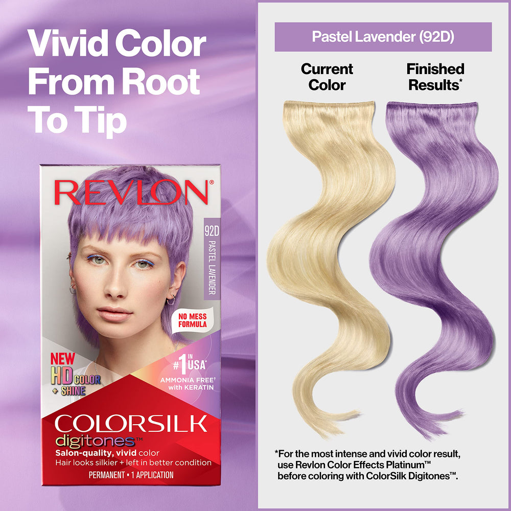 REVLON ColorSilk Digitones no-mess no-drip formula keeps application clean.