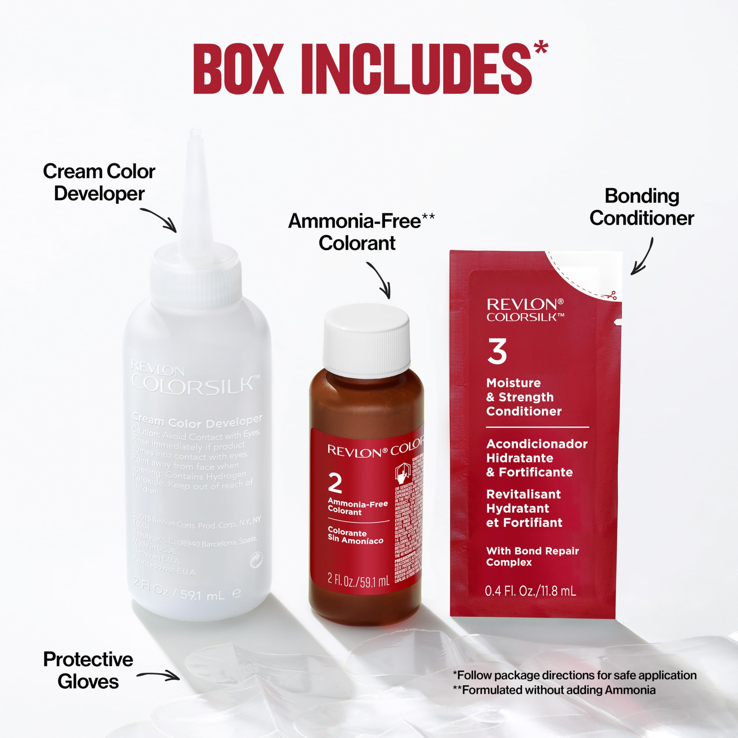 REVLON ColorSilk lasts up to eight weeks of vibrant color