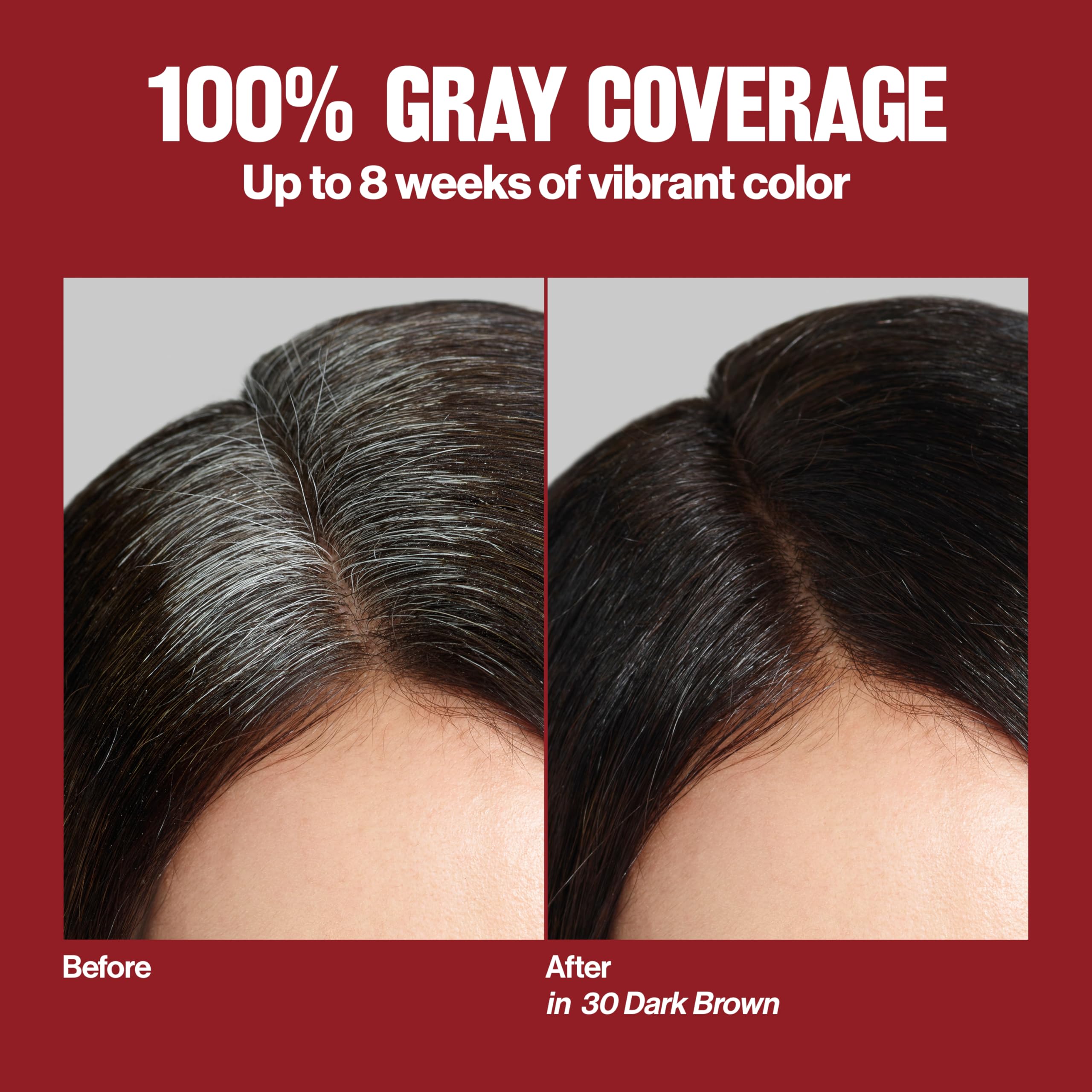 Revlon ColorSilk foil-application shows even distribution for consistent color uptake.