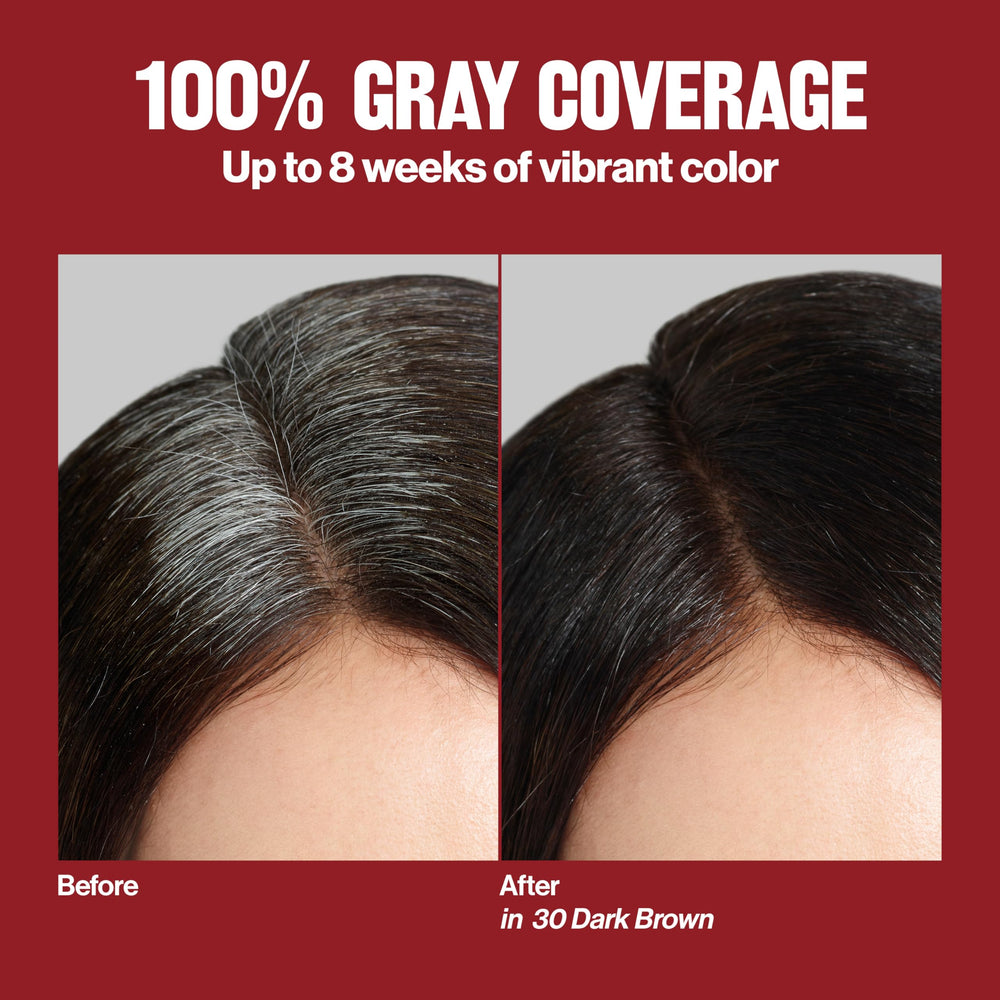 Revlon ColorSilk foil-application shows even distribution for consistent color uptake.