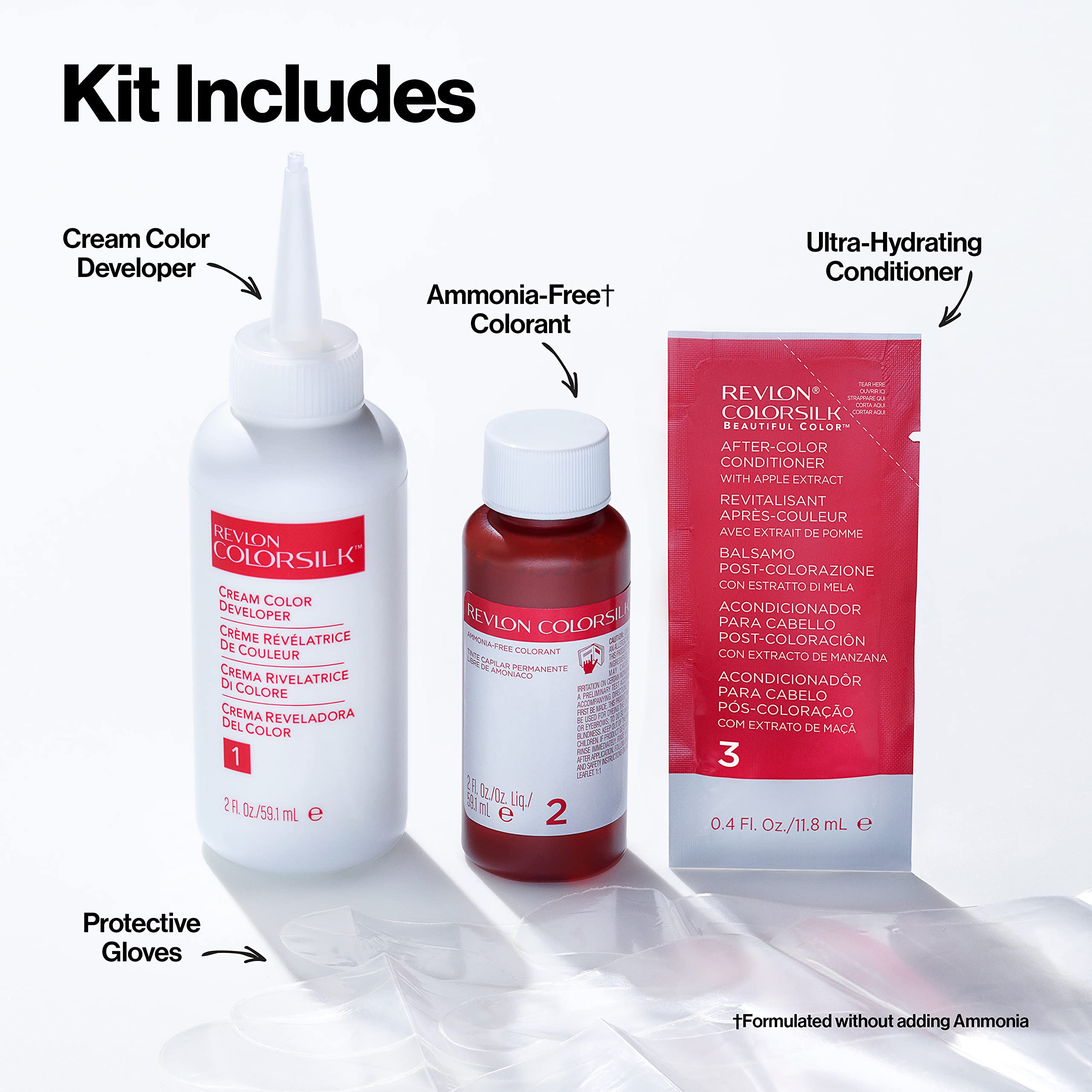 Revlon ColorSilk natural shine enhances hair with long-lasting color