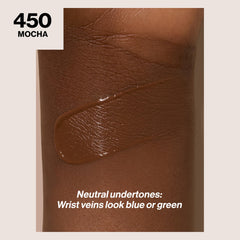 Revlon ColorStay bottle back label shows shade and SPF 15
