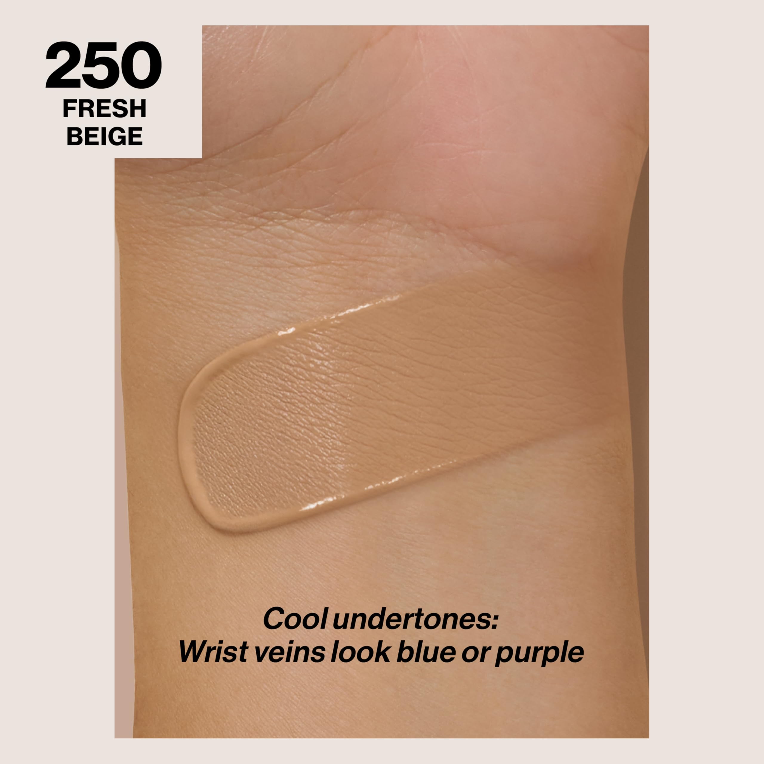 REVLON ColorStay cap with application demo showing smooth blend.