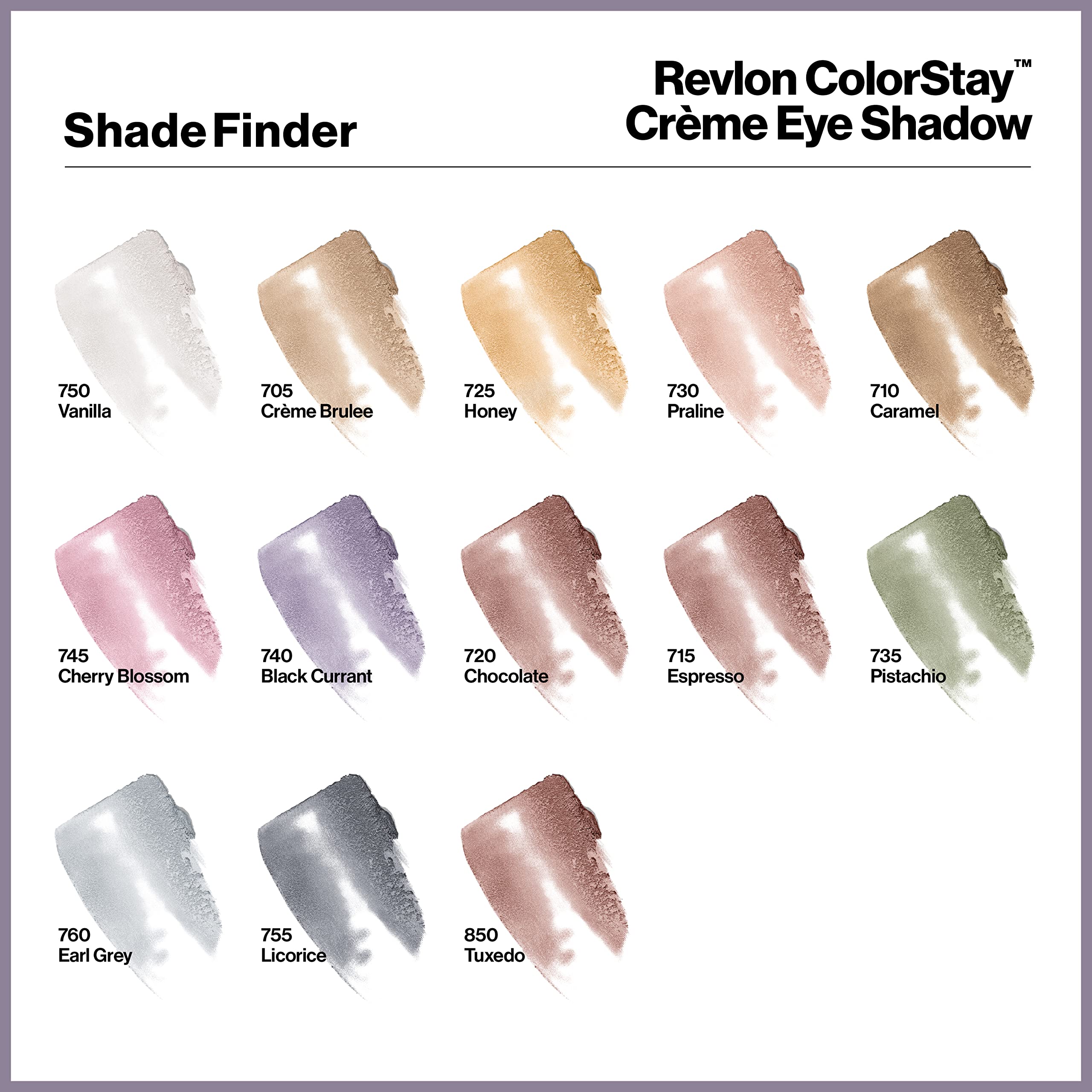 Revlon ColorStay Creme Eyeshadow Espresso 24-hour wear option for all-day looks.