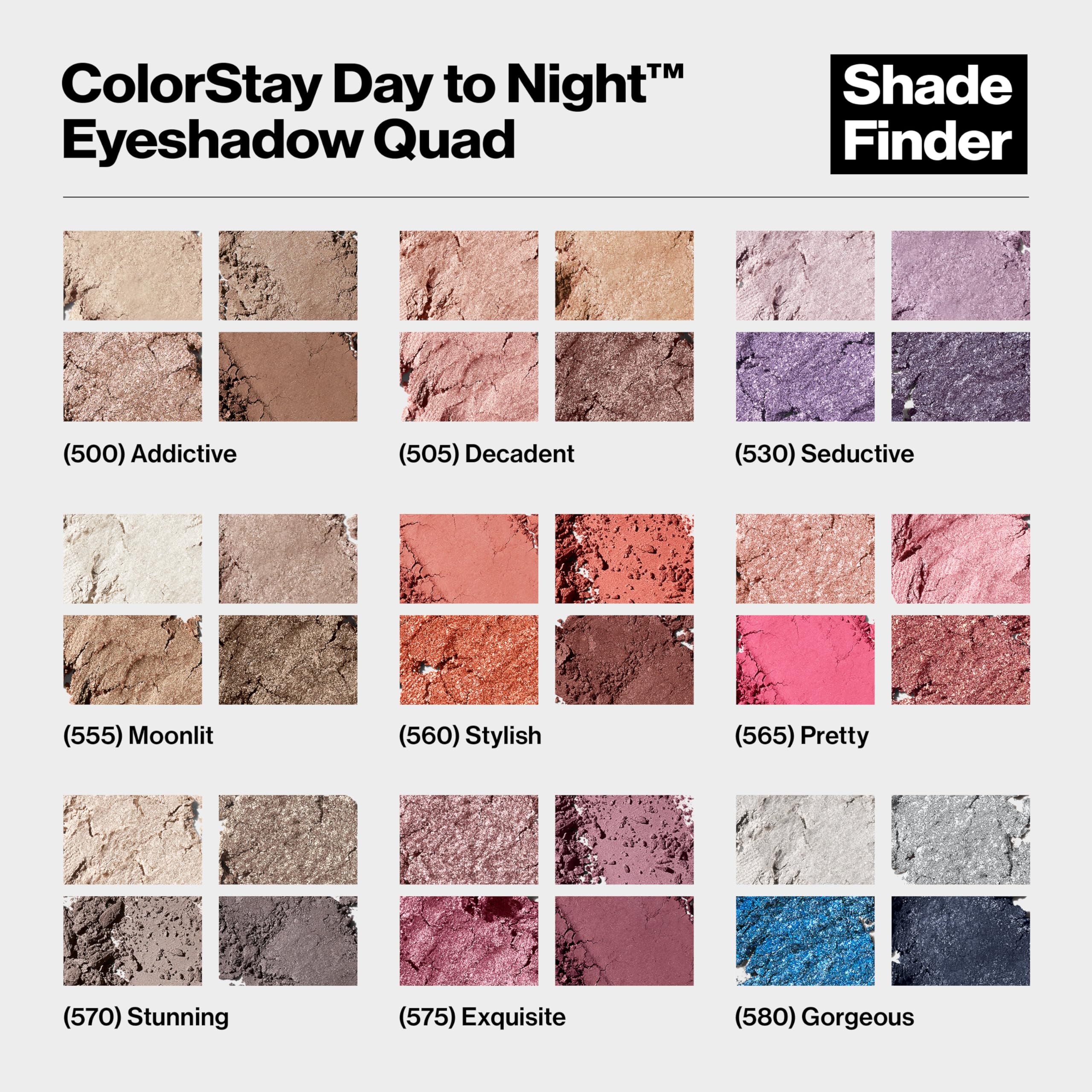 REVLON ColorStay Day to Night Quad bold-look option for dramatic evenings