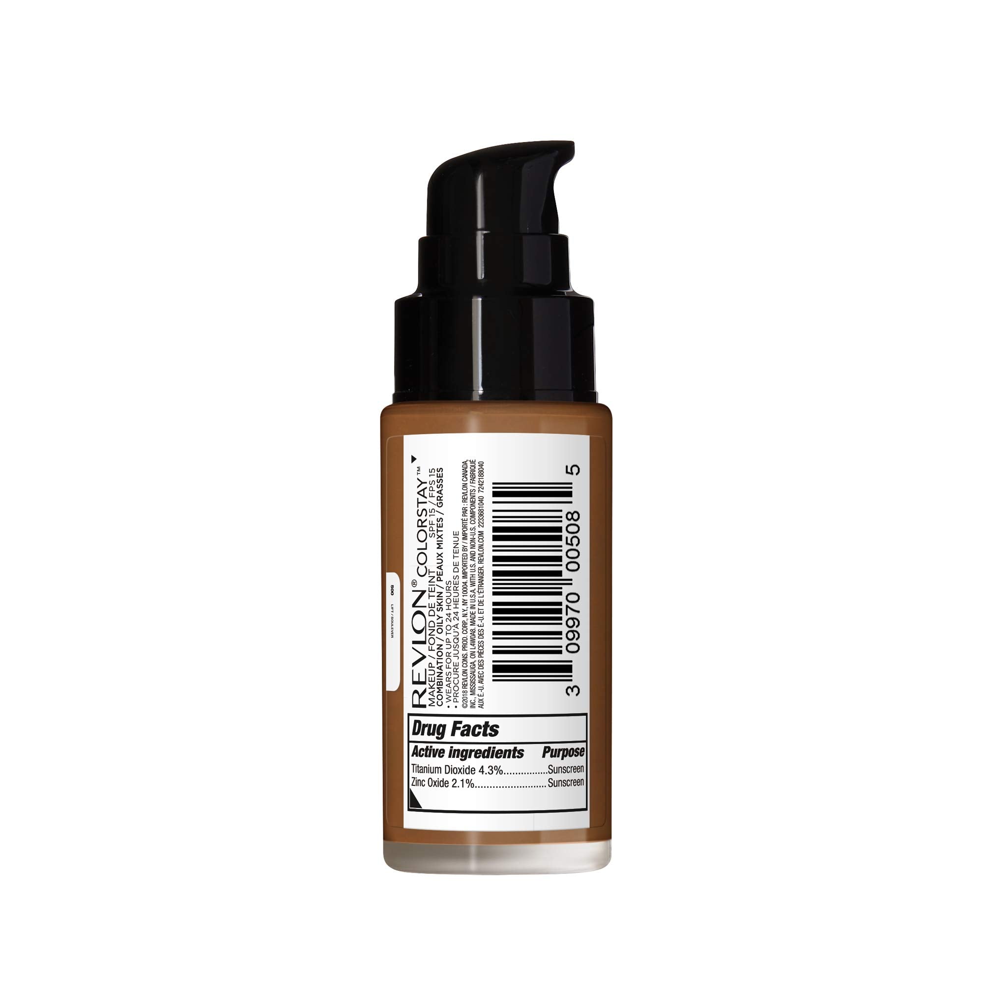 Revlon ColorStay waterproof texture demonstrating transfer resistance in humid conditions.