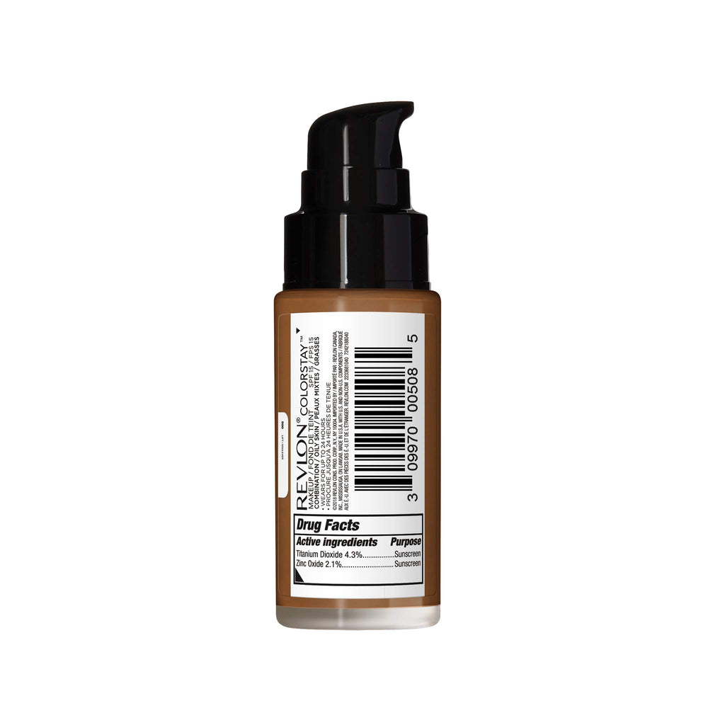 Revlon ColorStay waterproof texture demonstrating transfer resistance in humid conditions.