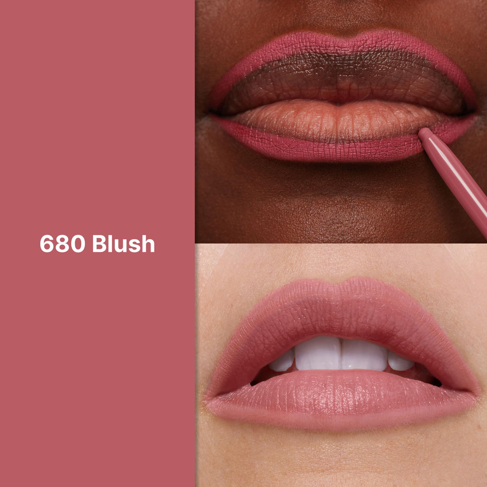 Close-up of the lip liner tip showing precision for clean lip lines