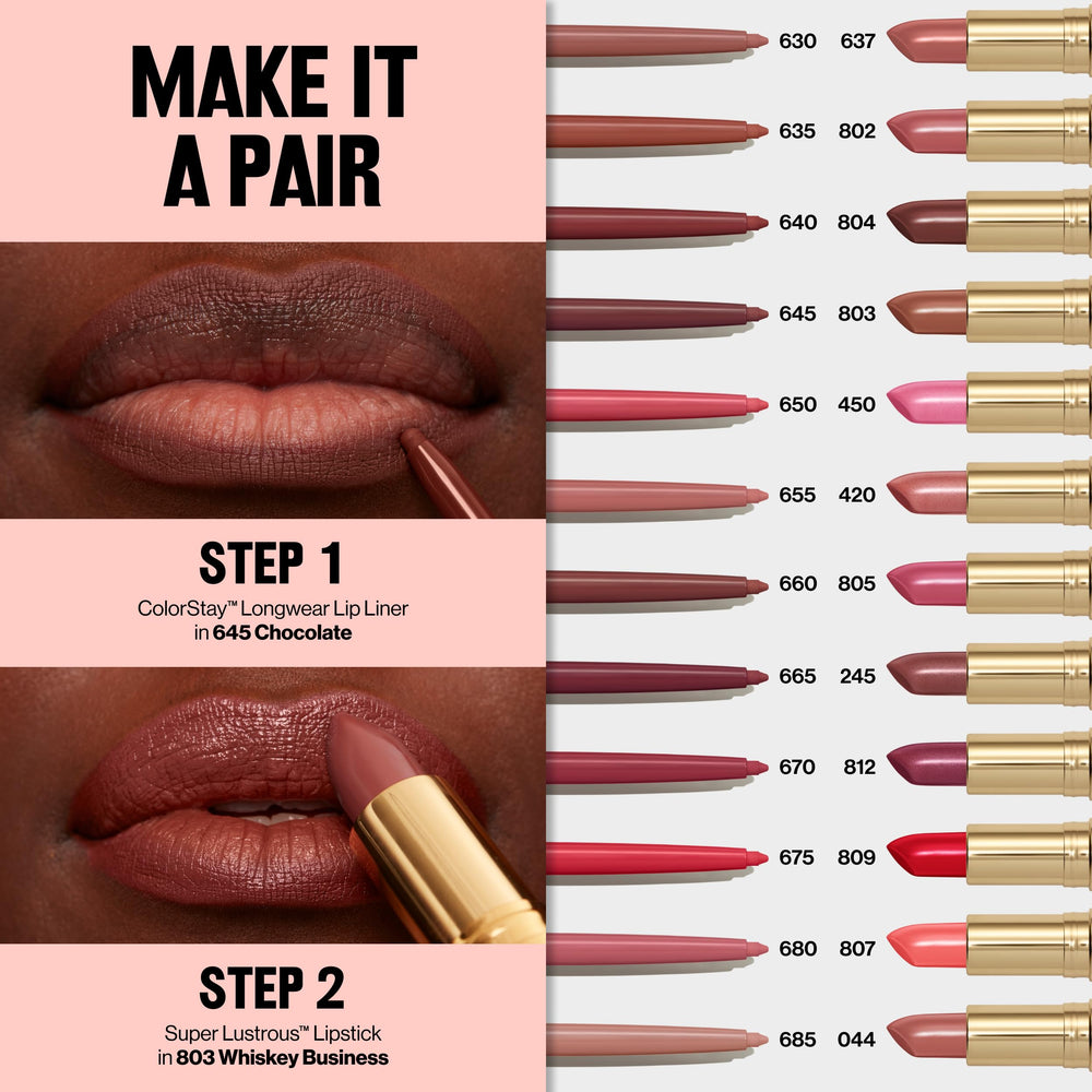 Revlon ColorStay lip liner texture blends easily for comfortable wear