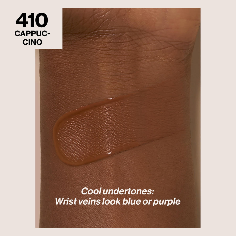 Revlon ColorStay texture close-up reveals smooth, buildable coverage