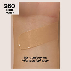 Bottle with pump featuring Revlon ColorStay Liquid Foundation for all-day wear.