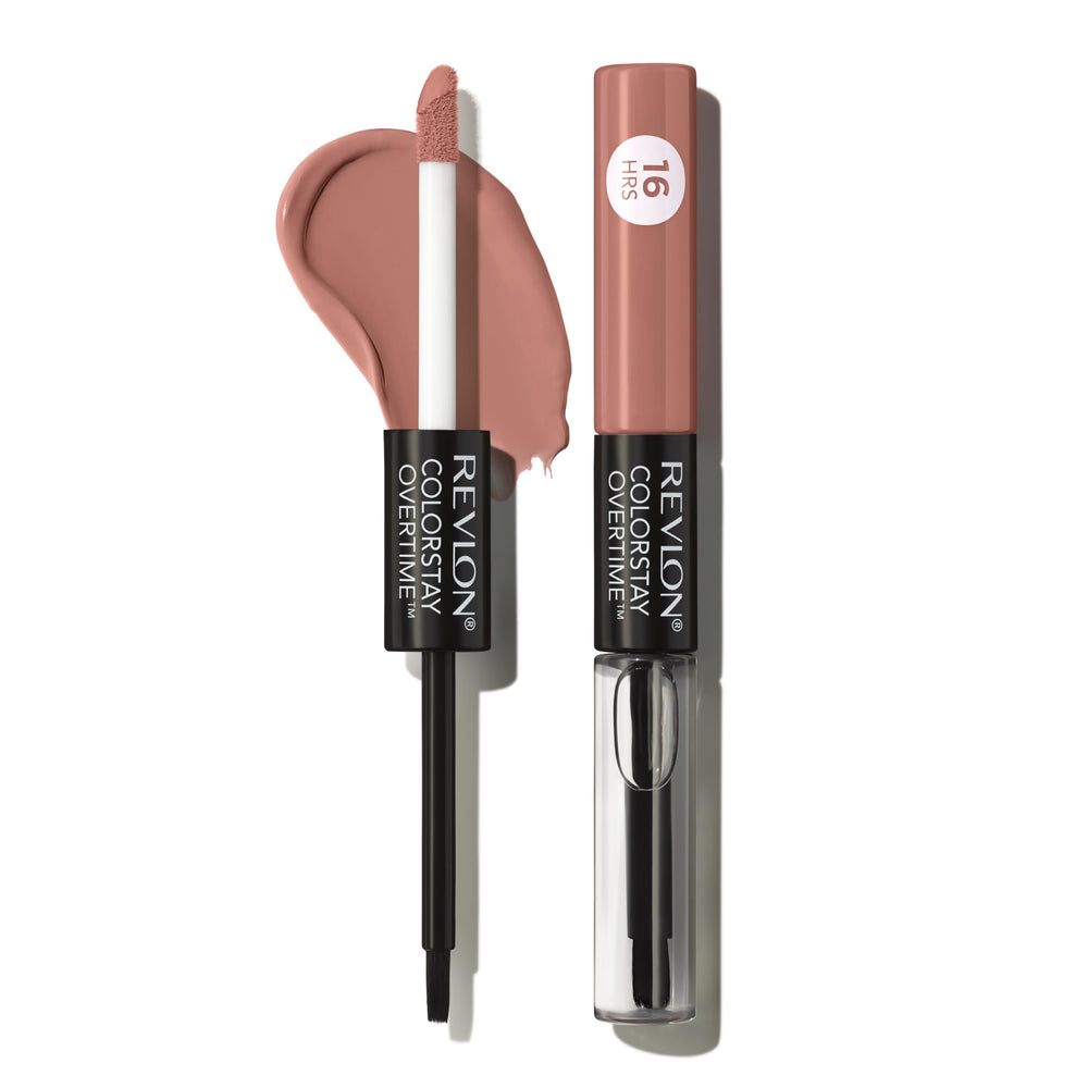 Revlon ColorStay Overtime Lipcolor close-up with long-lasting pigment.