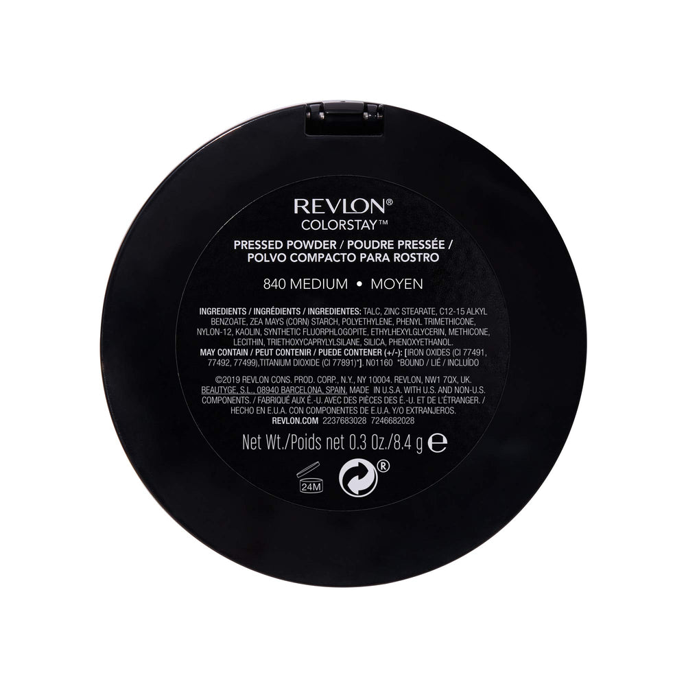 Revlon ColorStay pressed powder in 840 Medium blends naturally