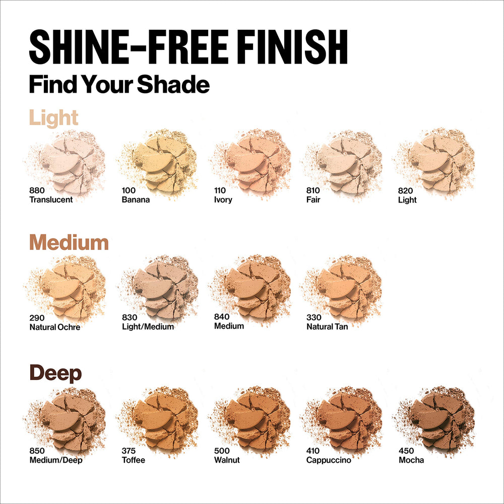 Revlon ColorStay pressed powder buildable coverage from medium to full