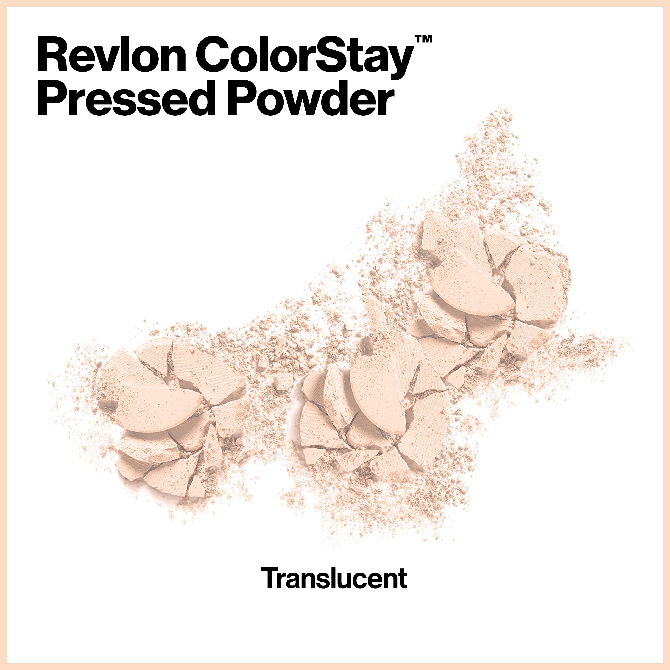 Revlon ColorStay pressed powder with puff applicator for quick, weightless coverage.