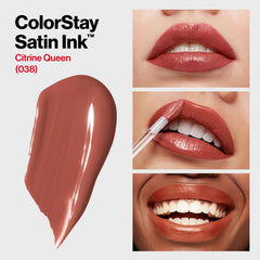 Close-up of Crown Jewels application on lips for smooth one-coat coverage