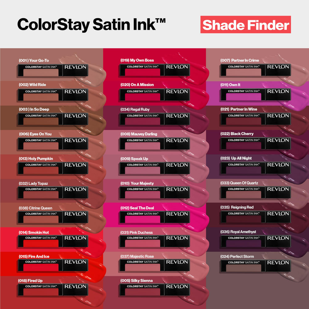 Packaging image of REVLON ColorStay Satin Ink lipstick