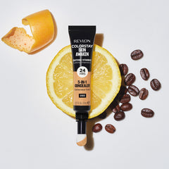 REVLON ColorStay Skin Awaken caffeine and vitamin C brighten and reduce puffiness.