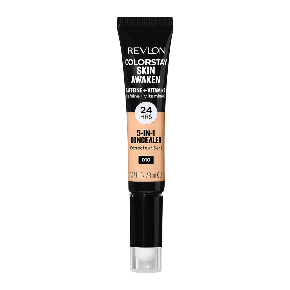 REVLON ColorStay Skin Awaken concealer 010 Vanilla tube provides lightweight coverage for imperfections.