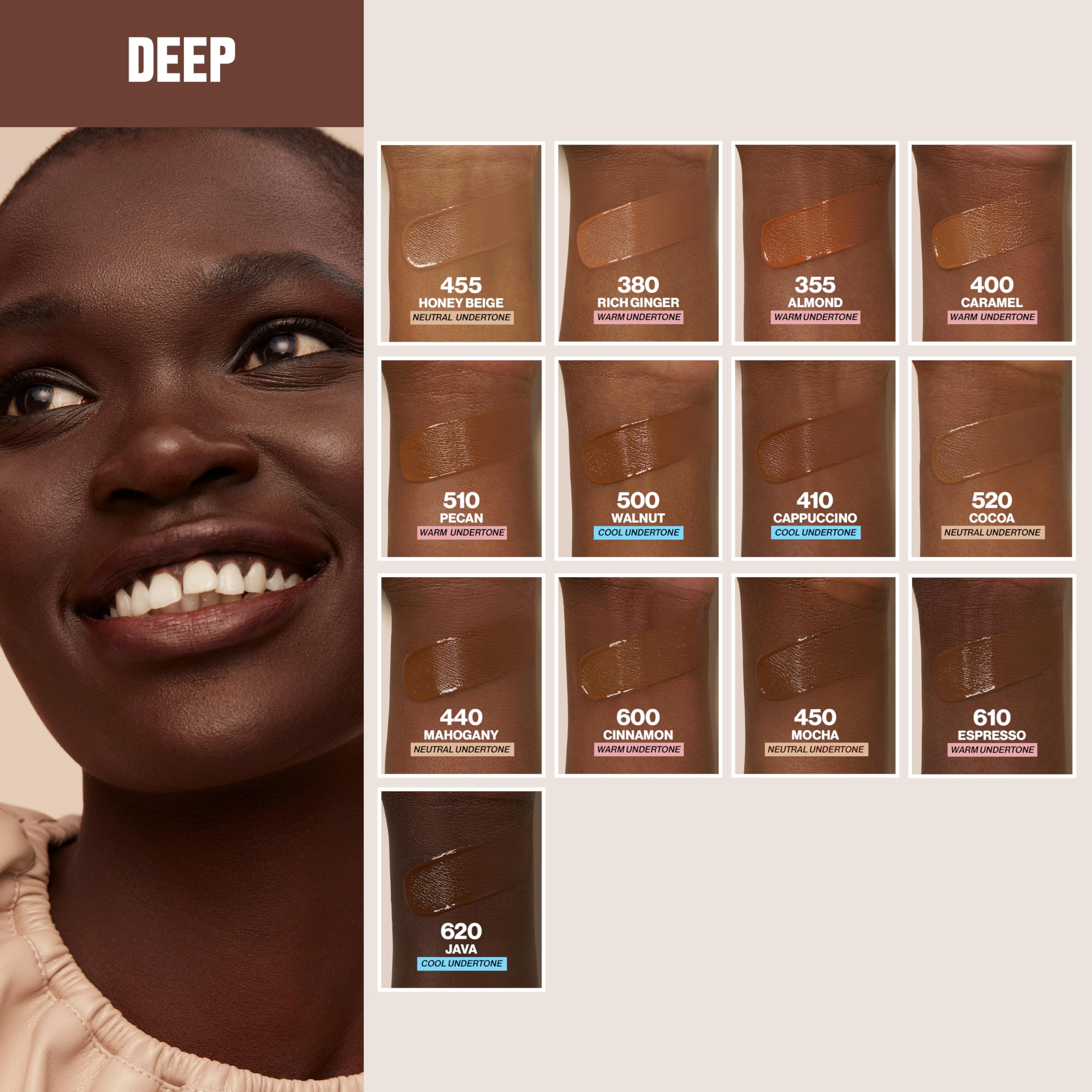 Revlon ColorStay SPF 15 badge on bottle emphasizes sun protection