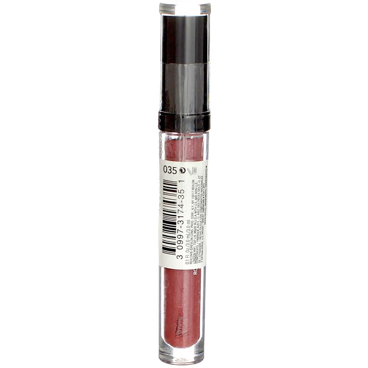 Revlon ColorStay Ultimate Liquid Lipstick Iconic Iris 035 arm swatch reveals rich satin finish.
