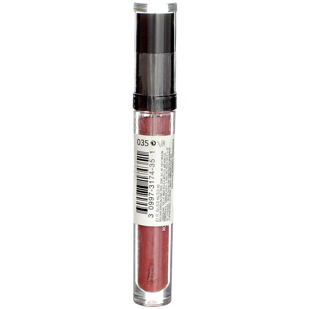Revlon ColorStay Ultimate Liquid Lipstick Iconic Iris 035 arm swatch reveals rich satin finish.