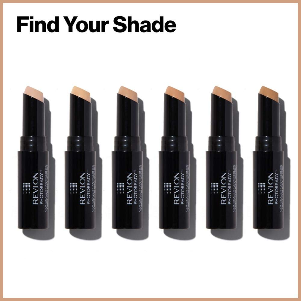 Revlon Concealer Stick six shade range for versatile matching.