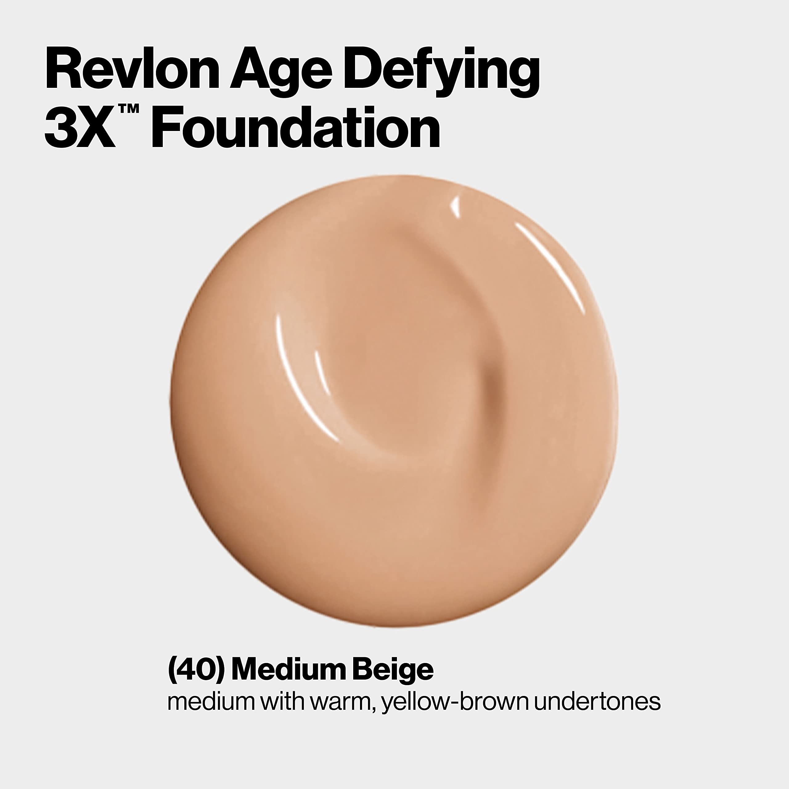Revlon foundation with SPF 20 offering sun protection and hydration