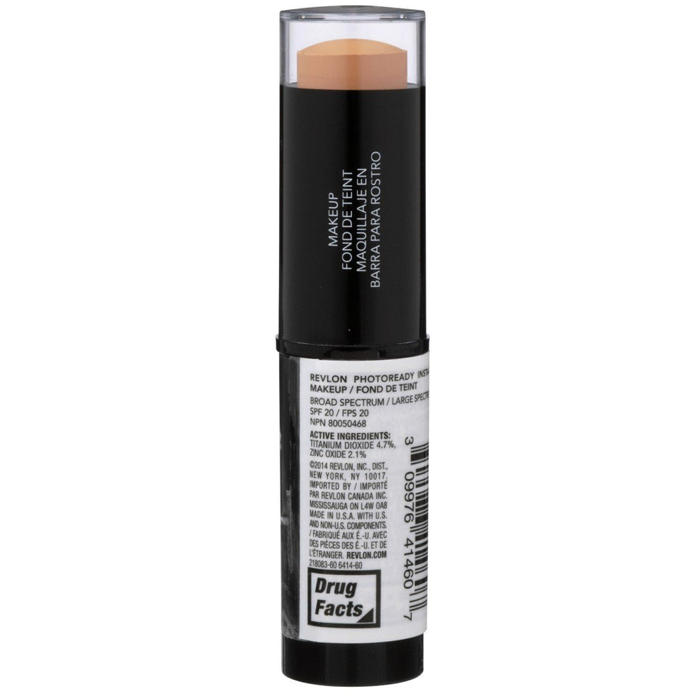 Revlon foundation stick delivers light to medium coverage for natural finish.