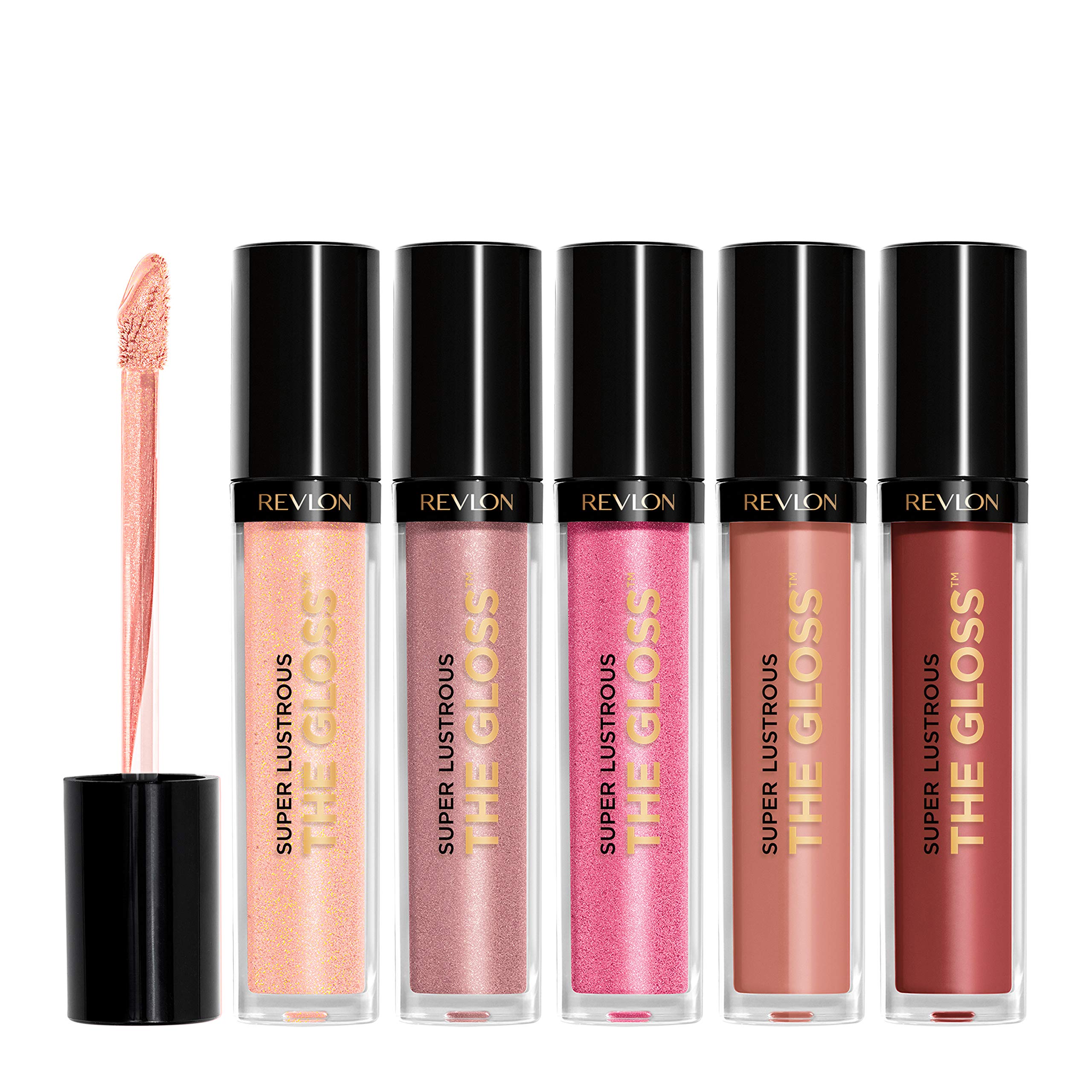 Revlon High Shine Non-Sticky Lip Gloss adds lasting luster.