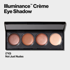 Revlon Illuminance Creme Shadow swatches show creamy, luminous color with smooth layering.