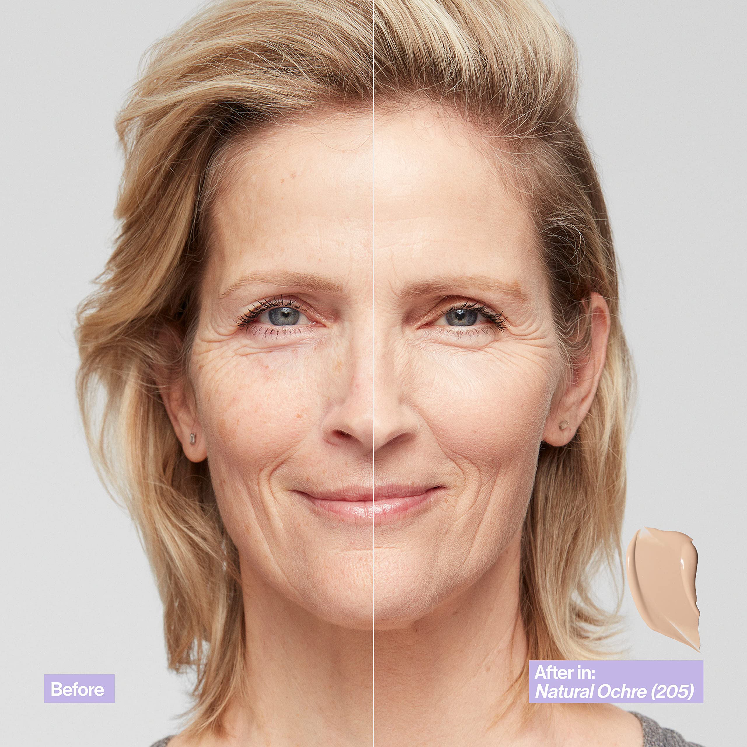 Revlon Illuminance foundation on hand shows Ivory Beige shade