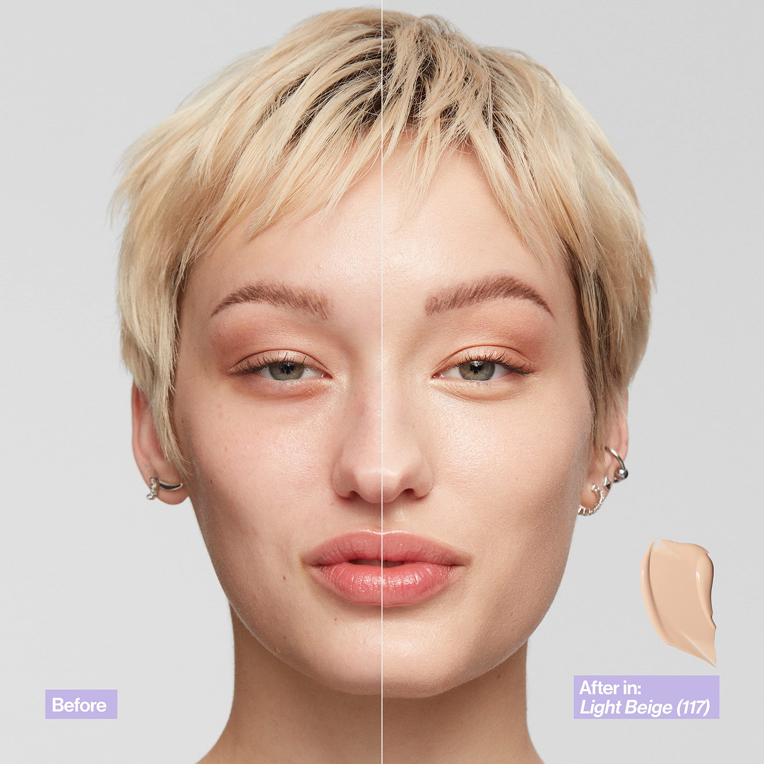 Swirl of Revlon Illuminance on skin shows nourishing, dewy glow