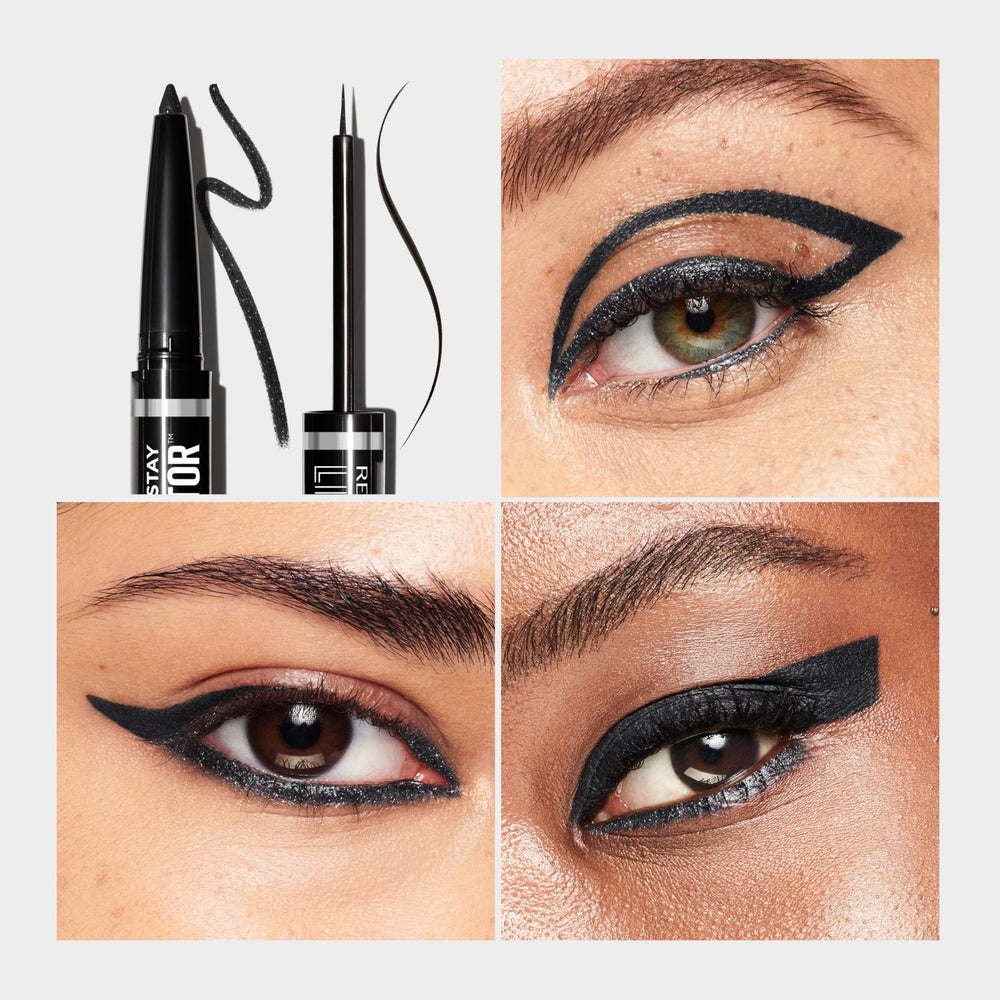 REVLON retractable kohl pencil for classic lining with smooth blending.
