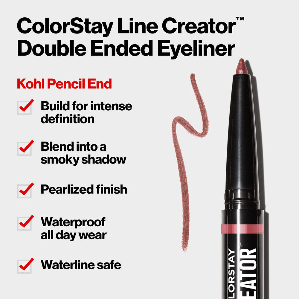 REVLON liquid eyeliner delivers up to 24-hour wear.