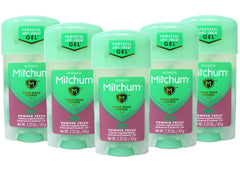 REVLON Mitchum gel anti-perspirant bottle with quick-dry protection for daily wear.